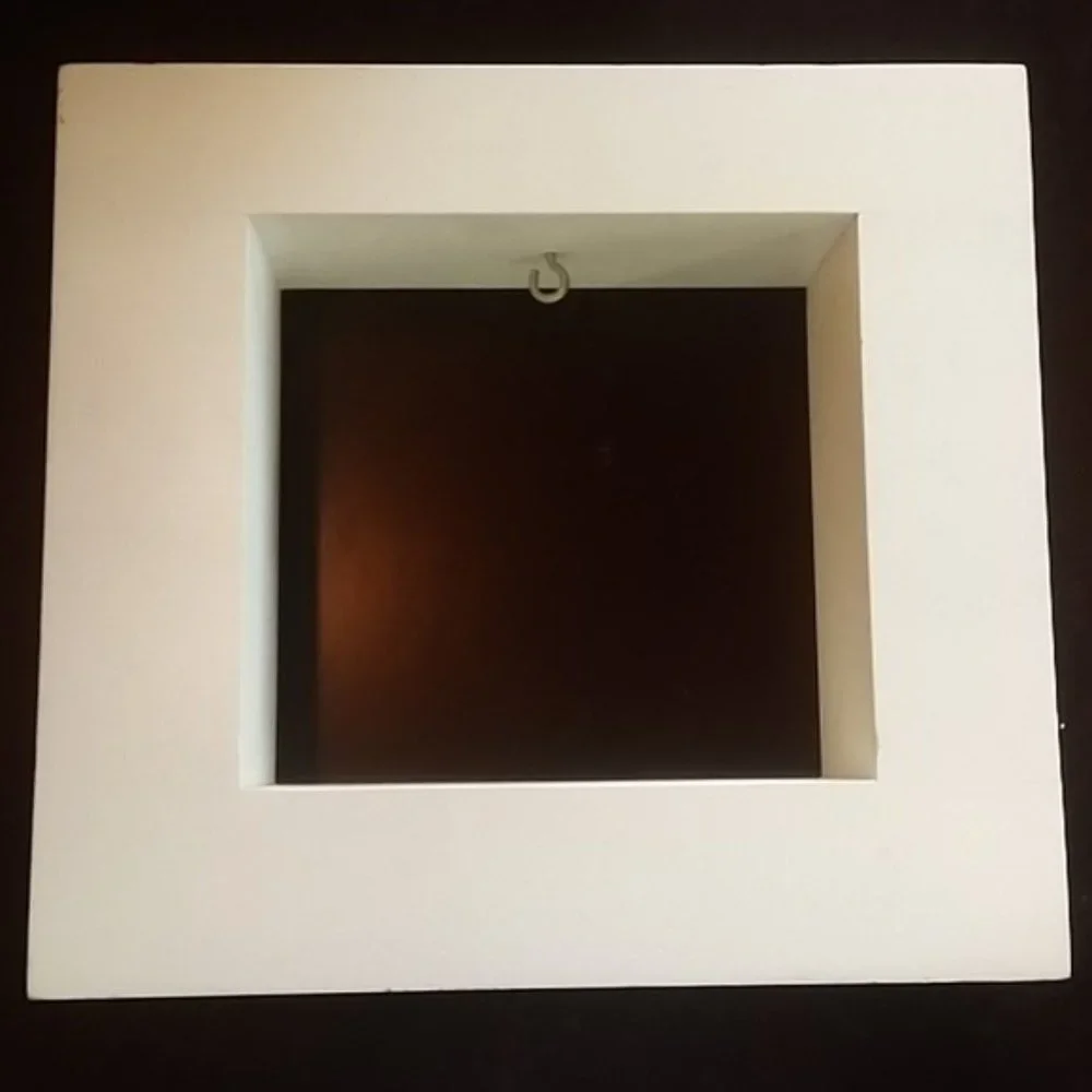 IKEA modern white block candle holder square candleabra minimalist decor square